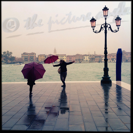 dancing in the rain