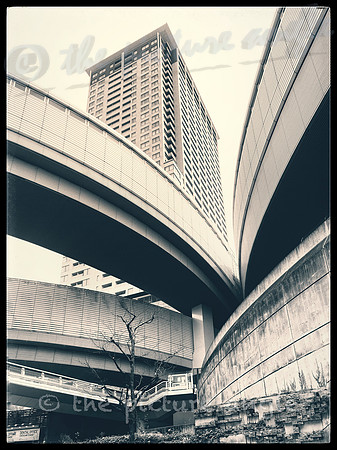 Tokyo expressway convergence