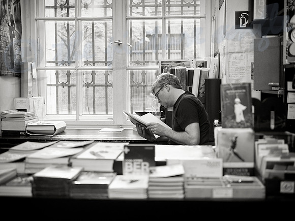 working in a bookshop